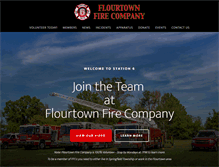 Tablet Screenshot of flourtownfire.org